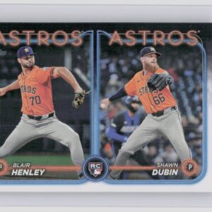 2024 Topps Update Blair Henley  / Shawn Dubin RC #US252 Astros