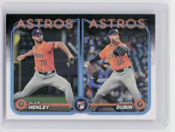 2024 Topps Update Blair Henley  / Shawn Dubin RC #US252 Astros