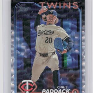 2024 Topps Update Chris Paddack Silver Crackle Foilboard #US14 Twins
