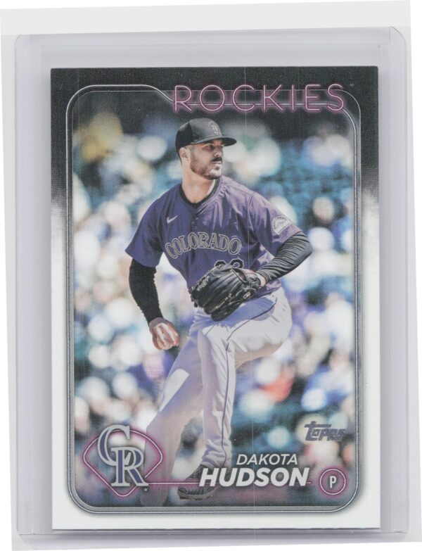2024 Topps Update Dakota Hudson Rainbow Foil #US342 Rockies