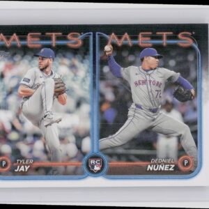 2024 Topps Update Dedniel Núñez / Tyler Jay RC #US82 Mets