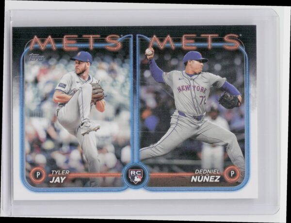 2024 Topps Update Dedniel Núñez / Tyler Jay RC #US82 Mets