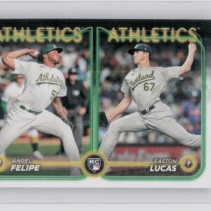 2024 Topps Update Easton Lucas  / Angel Felipe RC #US306 Athletics