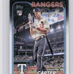 2024 Topps Update Evan Carter #US58 Rangers