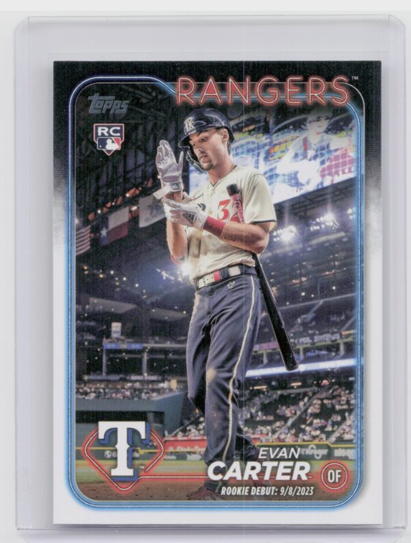 2024 Topps Update Evan Carter #US58 Rangers