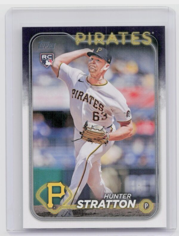 2024 Topps Update Hunter Stratton RC #US348 Pirates