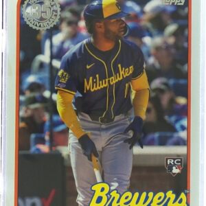 2024 Topps Update Jackson Chourio RC #89US-44 Brewers 1989 35th Anniversary
