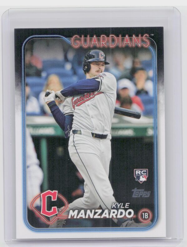 2024 Topps Update Kyle Manzardo RC #US262 Guardians
