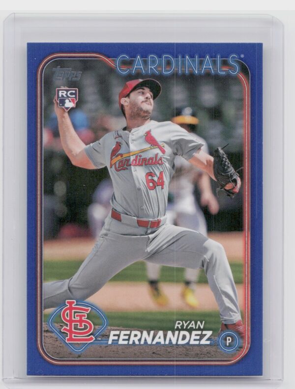 2024 Topps Update Ryan Fernandez Royal Blue #US111 Cardinals