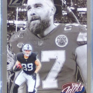 2024 Zenith Brock Bowers / Travis Kelce RC #7 Chiefs Idols