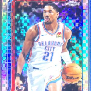 2025-26 Topps Chrome Aaron Wiggins X Fractor #196 Thunder