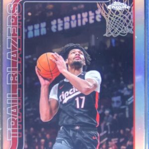 2025-26 Topps Chrome Shaedon Sharpe Refractor #150 Blazers