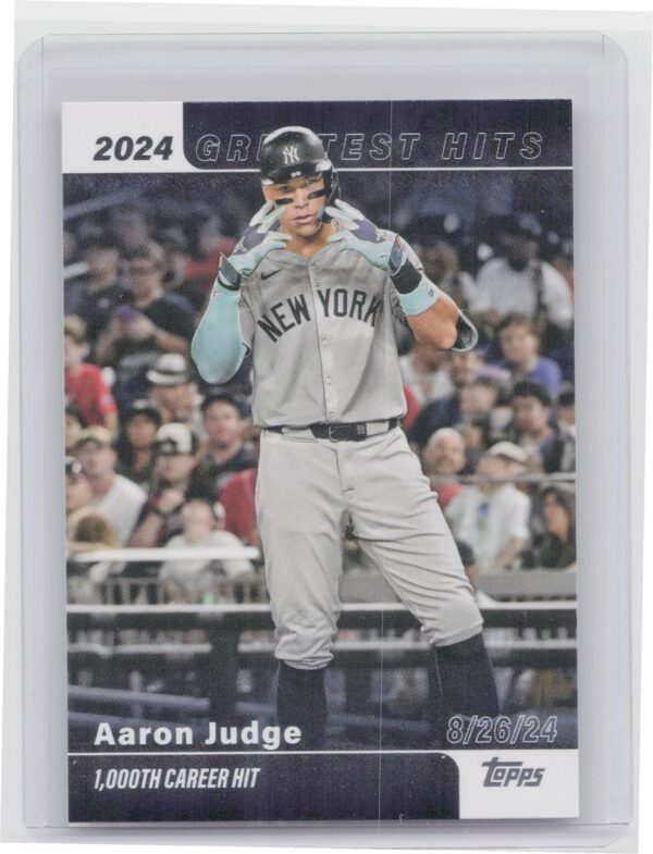 2025 Topps Aaron Judge #GH-16 Yankees 2024 Greatest Hits