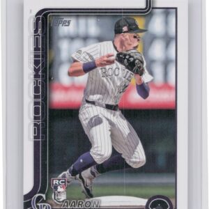 2025 Topps Aaron Schunk RC #196 Rockies
