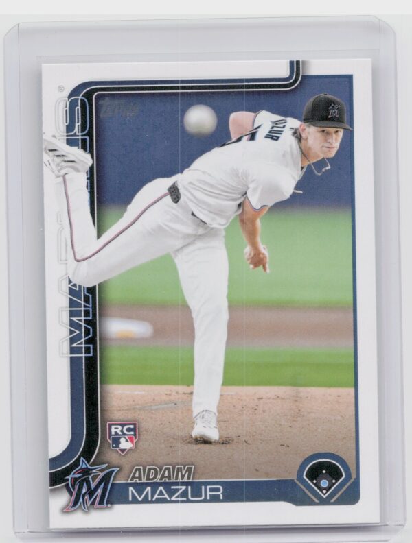 2025 Topps Adam Mazur RC #309 Marlins
