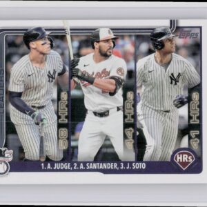 2025 Topps American League Leaders HR (Aaron Judge / Anthony Santander / Juan So