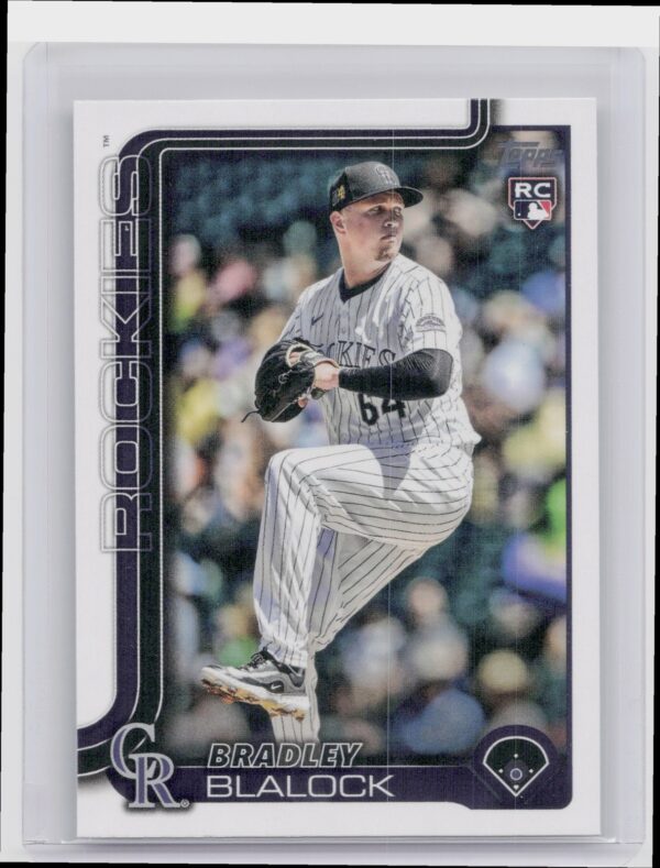 2025 Topps Bradley Blalock RC #161 Rockies
