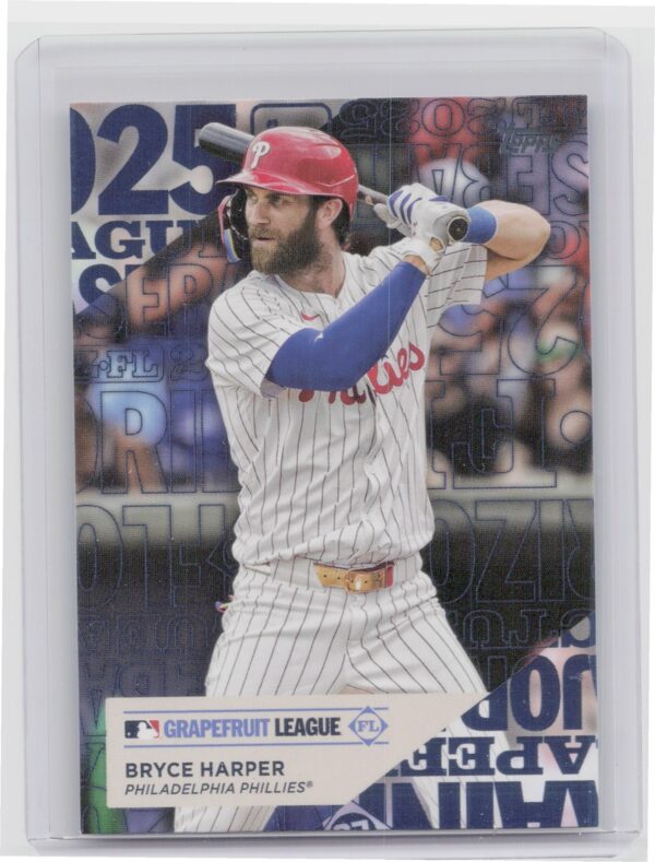 2025 Topps Bryce Harper #TG-3 Phillies Training Grounds