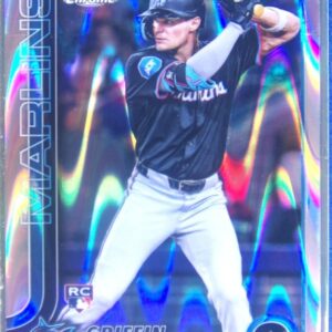 2025 Topps Chrome Griffin Conine Raywave Refractors #86 Marlins