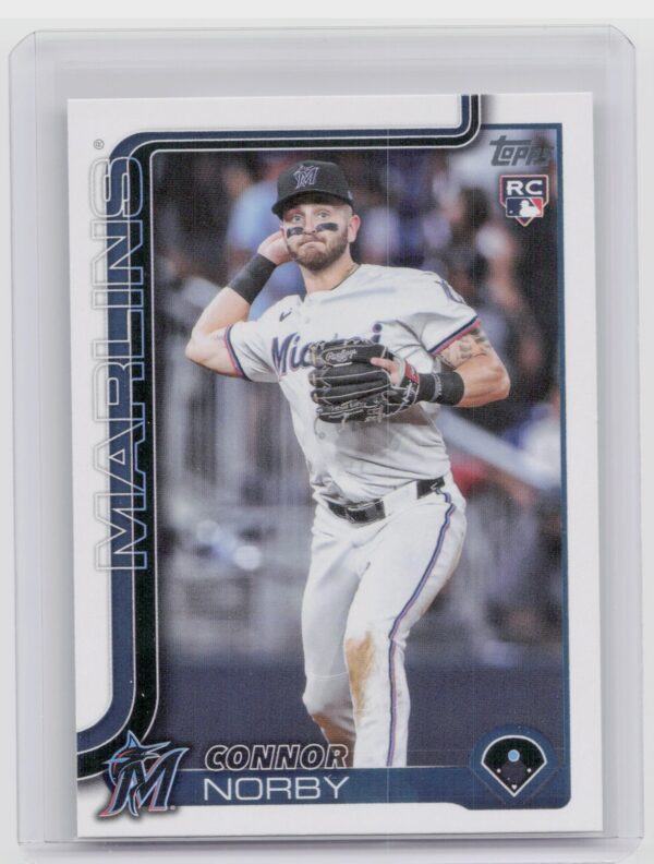 2025 Topps Connor Norby RC #132 Marlins