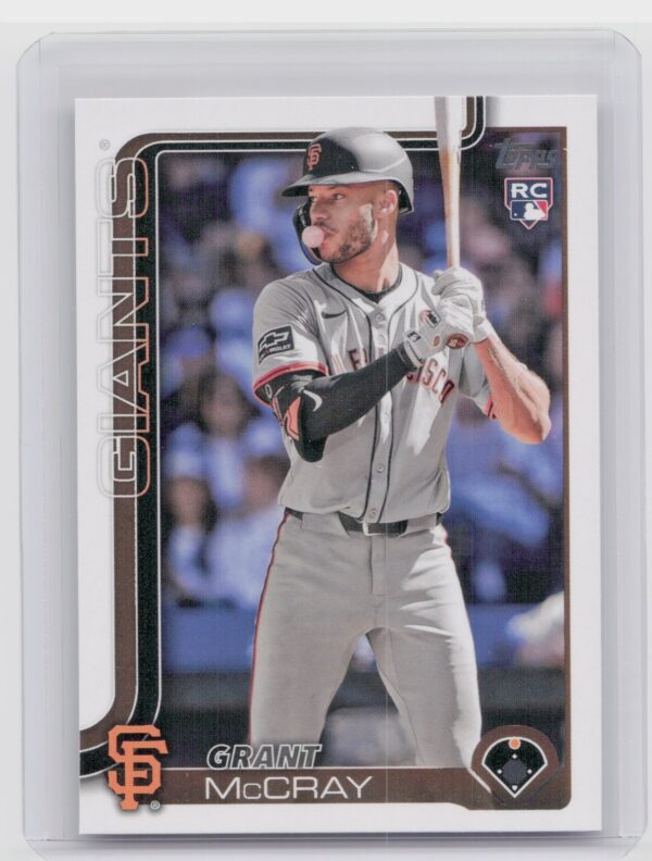 2025 Topps Grant McCray RC #213 Giants