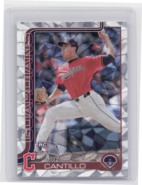 2025 Topps Joey Cantillo Diamante Foil RC #318 Guardians