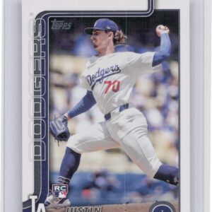 2025 Topps Justin Wrobleski RC #204 Dodgers