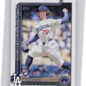 2025 Topps Justin Wrobleski RC #204 Dodgers