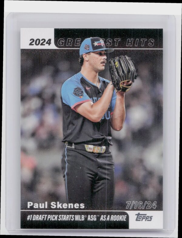 2025 Topps Paul Skenes #GH-24 Pirates 2024 Greatest Hits