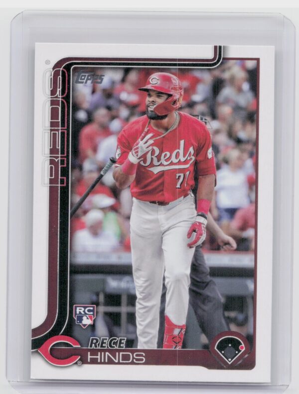 2025 Topps Rece Hinds RC #217 Reds