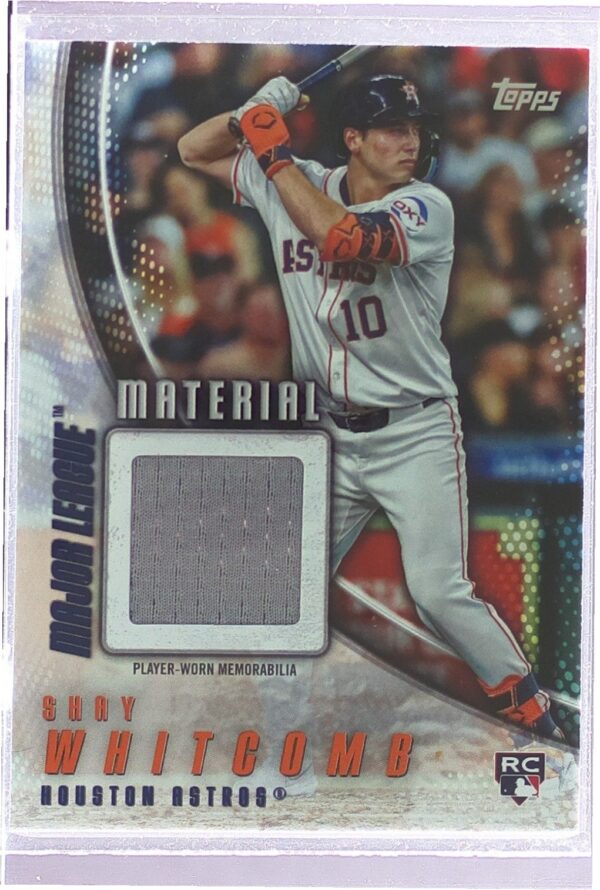 2025 Topps Shay Whitcomb JSY #MLM-SW Astros Major League Material Relics