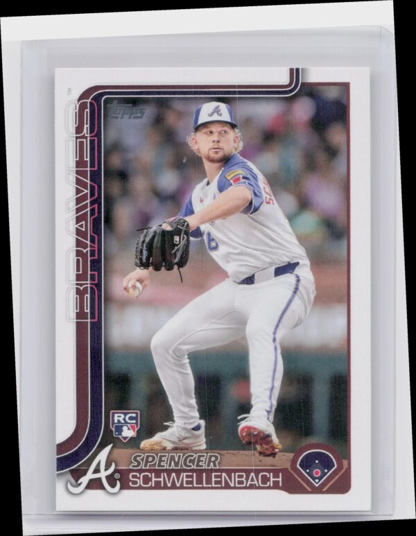 2025 Topps Spencer Schwellenbach RC #103 Braves