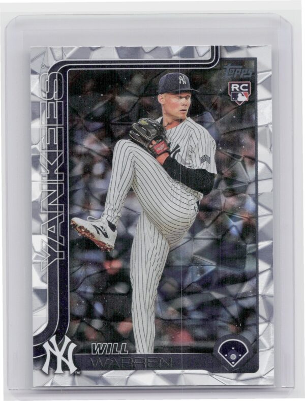 2025 Topps Will Warren Diamante Foil #97 Yankees