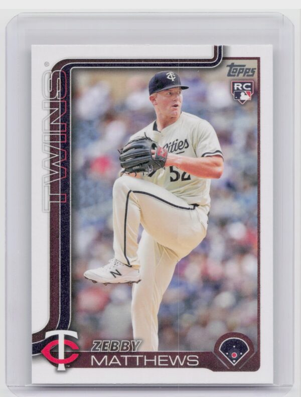 2025 Topps Zebby Matthews RC #283 Twins