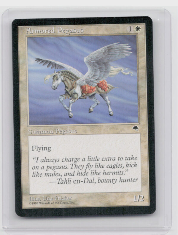 MTG Tempest Armored Pegasus