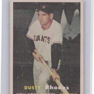 1957 Topps Dusty Rhodes #61 Giants