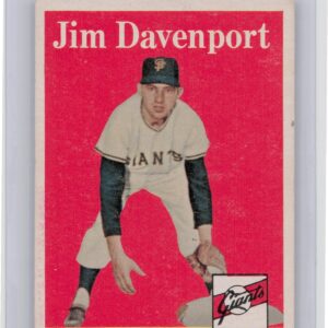 1958 Topps Jim Davenport RC #413 Giants