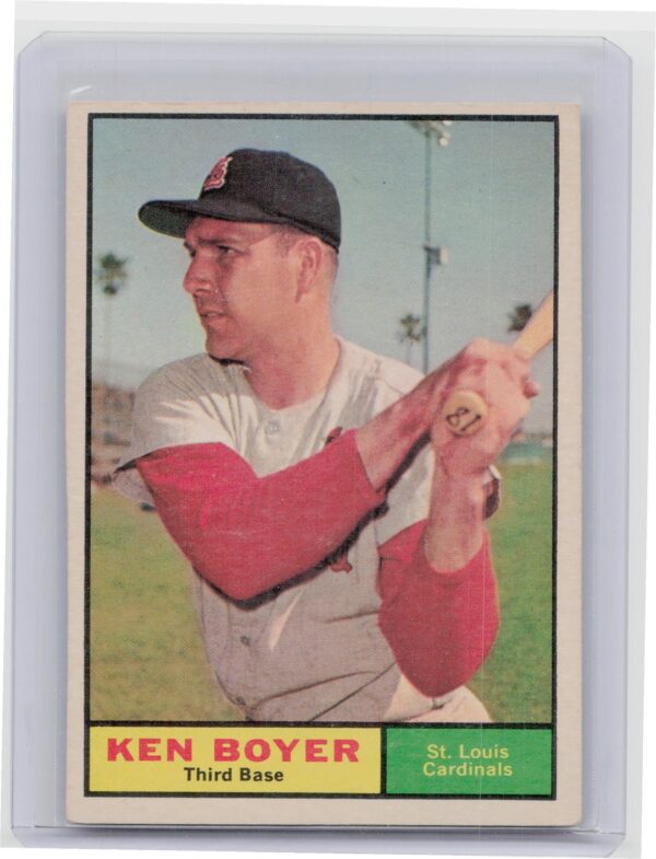 1961 Topps Ken Boyer #375 Cardinals