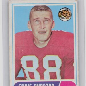 1968 Topps Chris Burford #43 Bengals