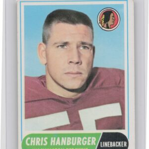 1968 Topps Chris Hanburger #62 Redskins