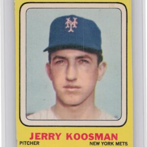 1969 Transogram Statues Cards Jerry Koosman #NNO Mets RARE