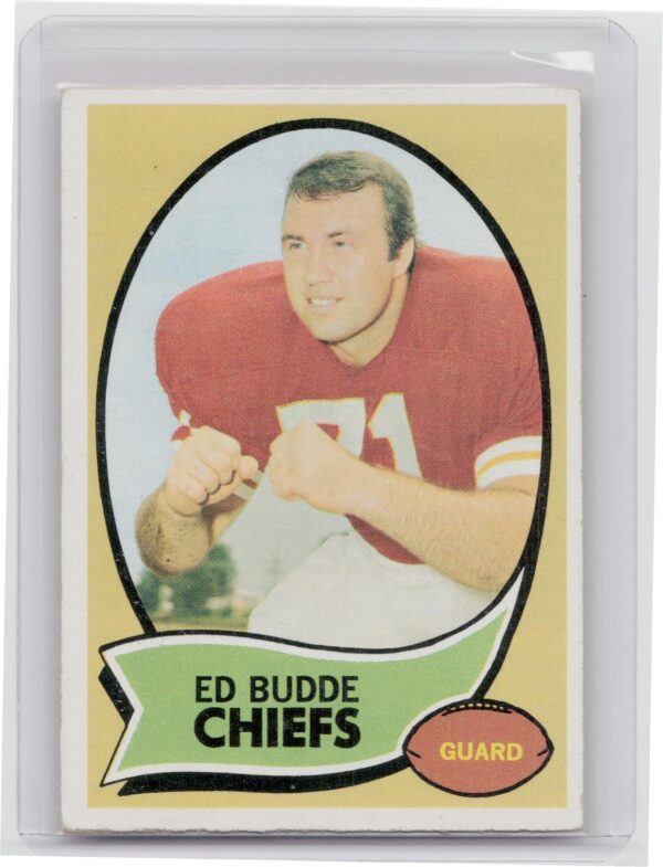 1970 Topps Ed Budde #77 Chiefs