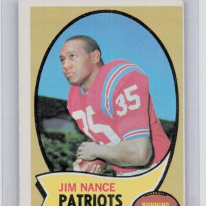 1970 Topps Jim Nance #60 Patriots