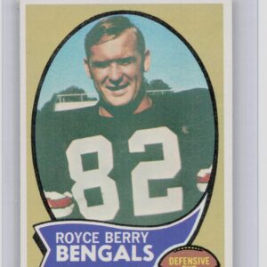 1970 Topps Royce Berry RC #86 Bengals