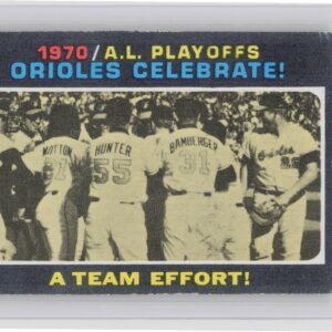 1971 Topps 1970 A.L. Playoffs: Orioles Celebrate! #198 Orioles