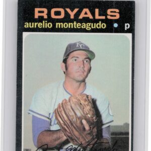 1971 Topps Aurelio Monteagudo #129 Royals