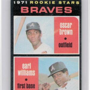 1971 Topps Braves 1971 Rookie Stars (Oscar Brown / Earl Williams) RC #52 Braves