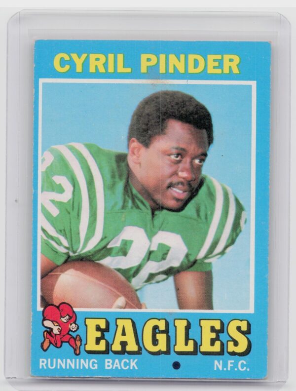 1971 Topps Cyril Pinder RC #87 Eagles