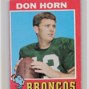 1971 Topps Don Horn #59 Broncos