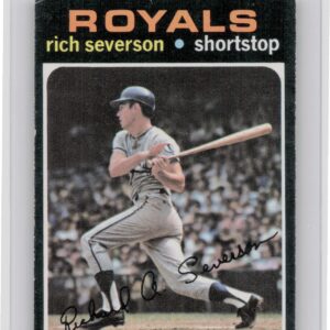 1971 Topps Rich Severson RC #103 Royals